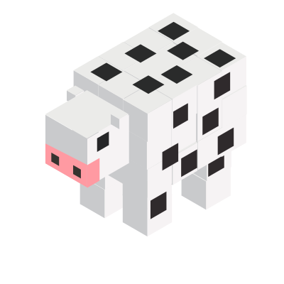 Isometric Cow Image